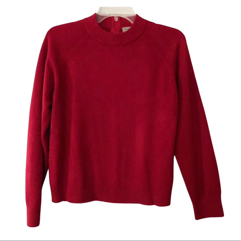 Designers Originals Red Crewneck Sweater - Size Petite Large